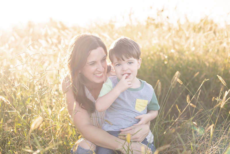 sunset family portraits Hendersonville NC photography