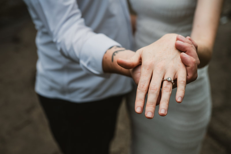 WNC engagement portraits