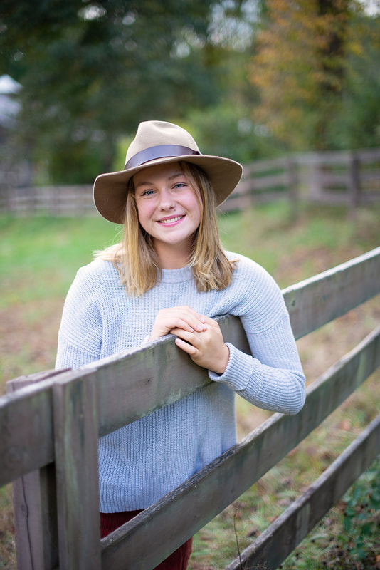 Henderson County NC senior portraits