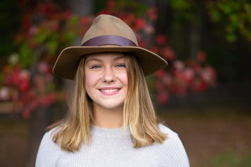 natural light senior portraits Hendersonville NC photography